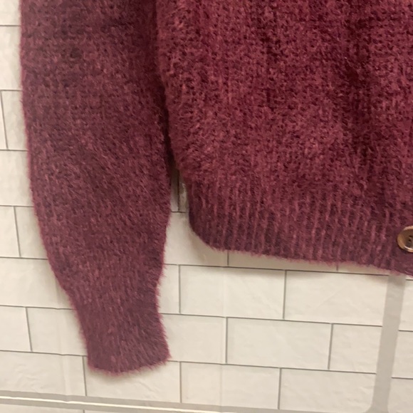 LOVE TREE L button down cardigan S - Picture 9 of 11